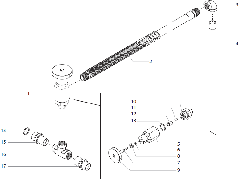 PowrTwin 12000 Plus DI Bleed Valve Assembly Heavy Materials Parts PowrTwin 12000 Plus DI Bleed Valve Assembly Heavy Materials Parts